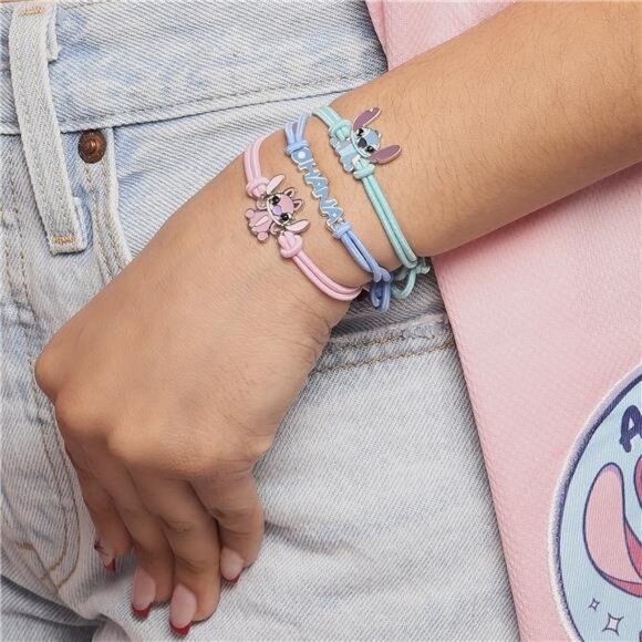 Disney Girls Lilo & Stitch Best Friends Bracelet Set of 3 - Picture 2 of 14